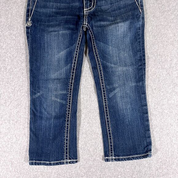 Adiktd Womens Jeans Blue Tag Size 2 (00x00) Low Rise Capri Stretch - Picture 3 of 13